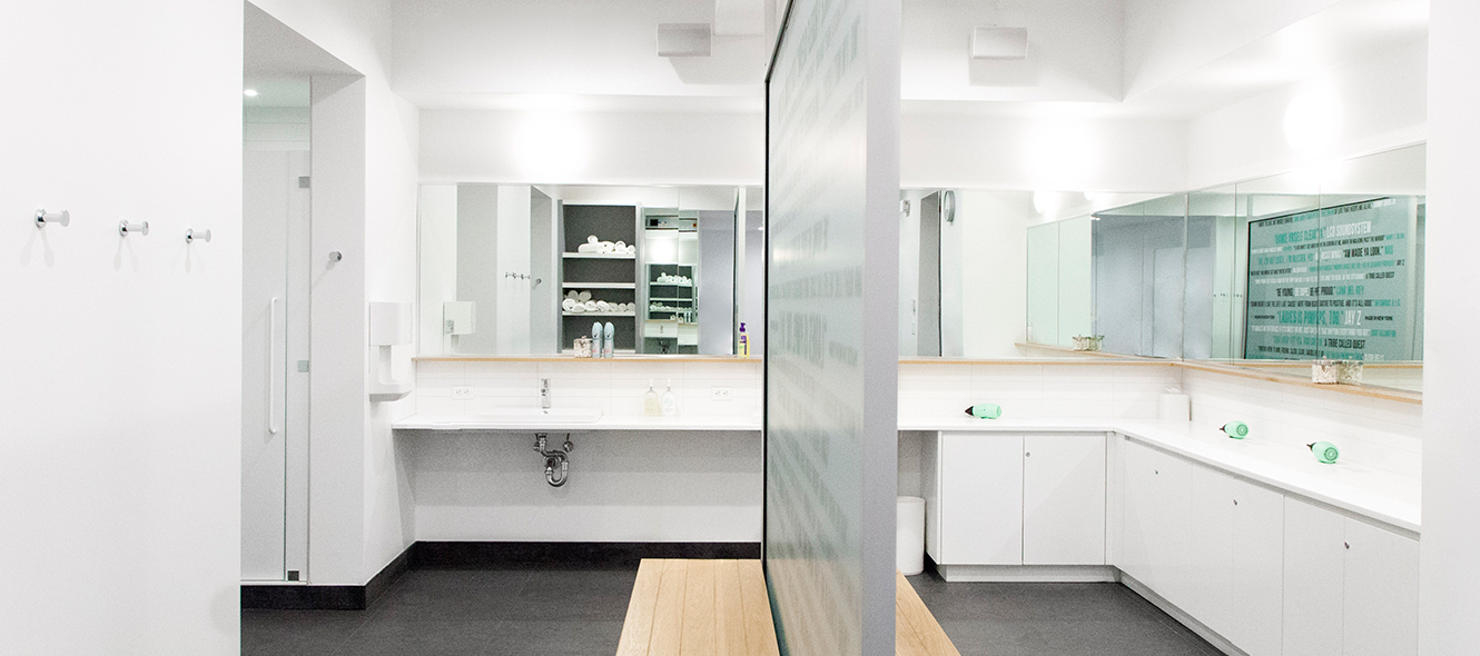 Installing Showers and Lockers in Your Studio